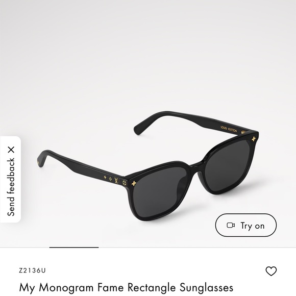 My Monogram Fame Rectangle Sunglasses - Picture 3 of 8